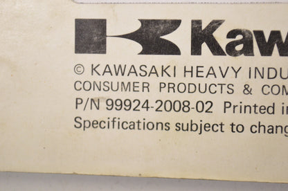 OEM Kawasaki Workshop Manual GA1800A, GA2300A, GA3200A, GA3200AS