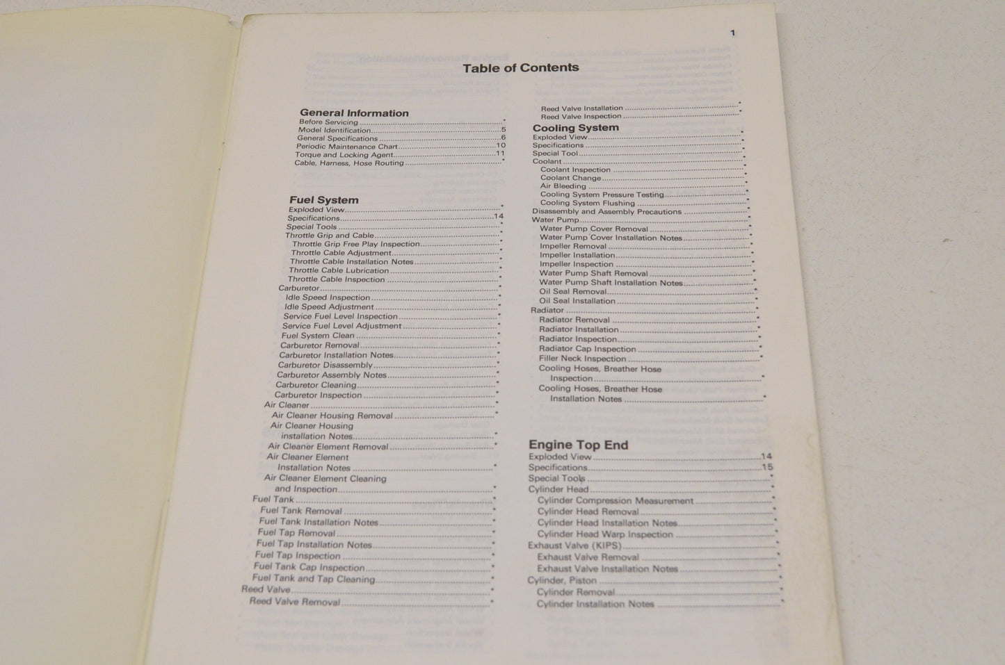 OEM Kawasaki 99924-1166-51 Service Manual Supplement KDX200E6