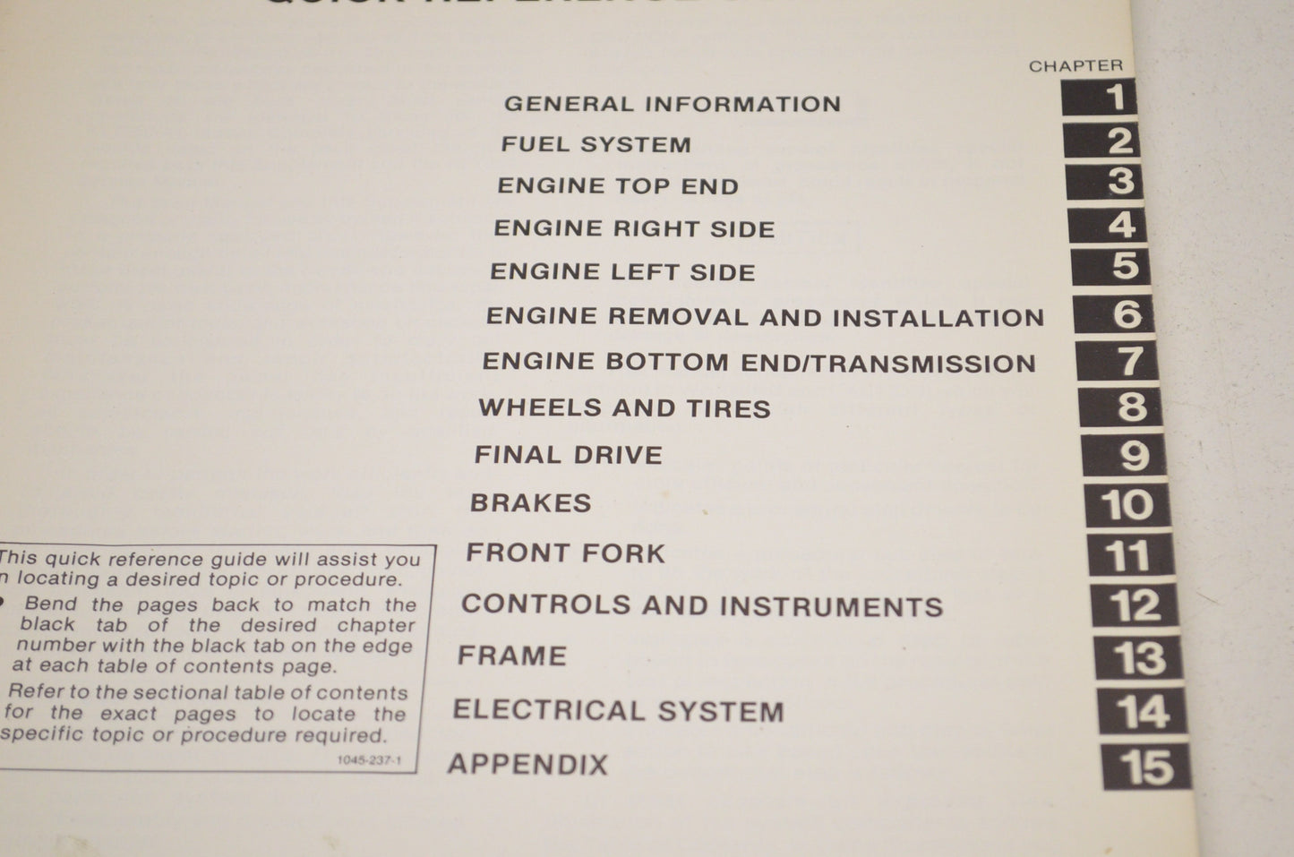 OEM Kawasaki Service Manual Supplement 83-84 KLT250