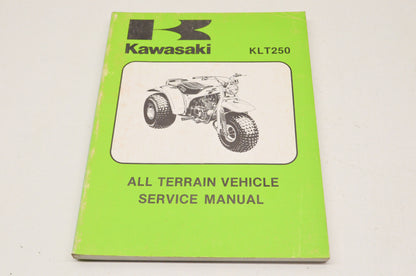 OEM Kawasaki 99963-0050-01 Service Manual 82 KLT250