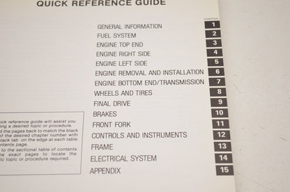 OEM Kawasaki 99963-0050-01 Service Manual 82 KLT250