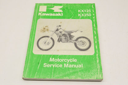 OEM Kawasaki 99924-1168-02 Service Manual KX125/250K