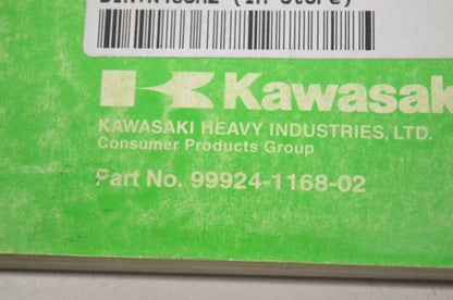 OEM Kawasaki 99924-1168-02 Service Manual KX125/250K