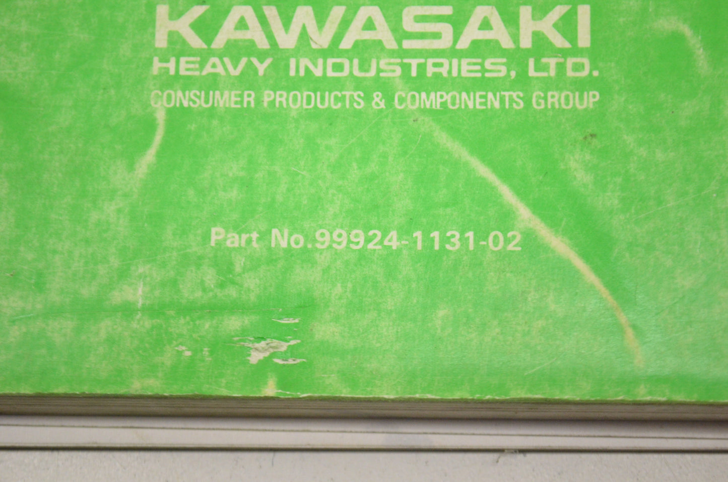 OEM Kawasaki 99924-1131-02 Service Manual KX125H1/250H1