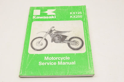 OEM Kawasaki 99924-1244-01 Service Manual KX125/250L