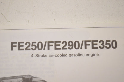 Owner's Manual FE250/FE290/FE350
