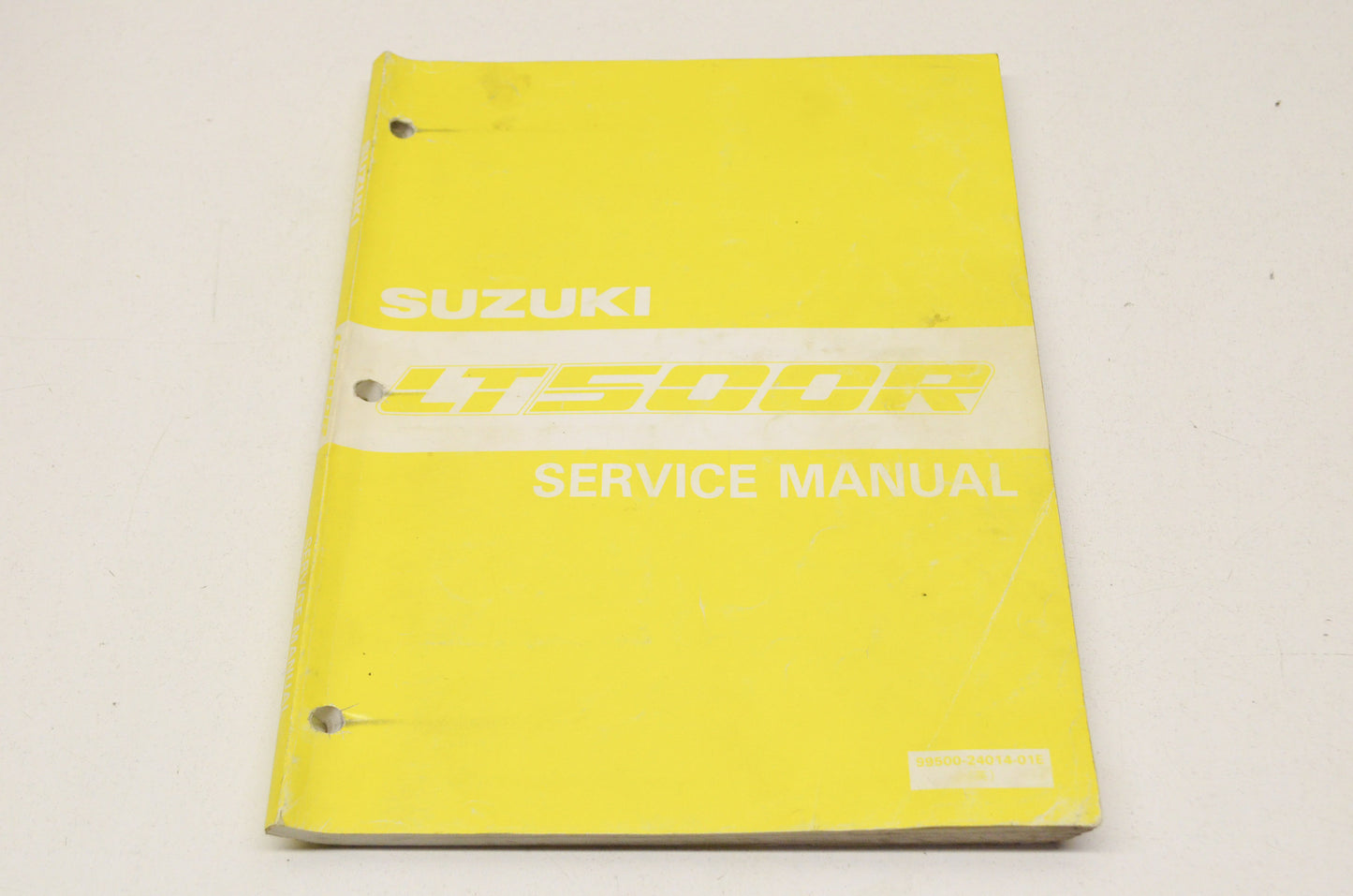 OEM Suzuki 99500-24014-01E Service Manual LT500R 1987-90