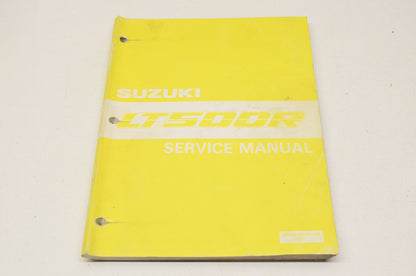 OEM Suzuki 99500-24014-01E Service Manual LT500R 1987-90