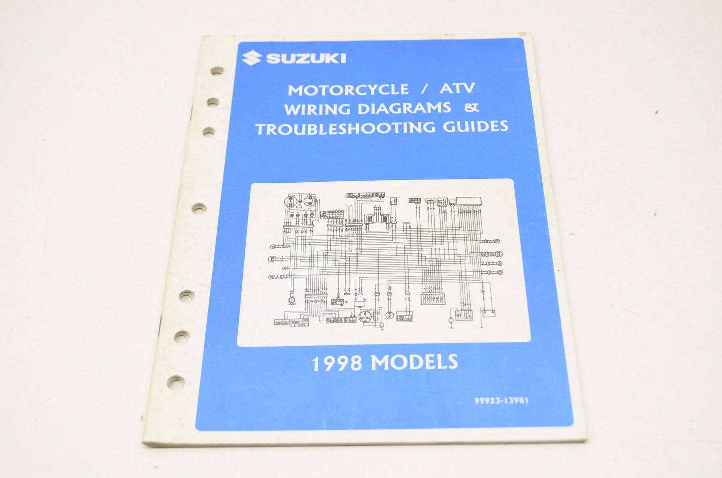 OEM Suzuki 99923-13981 Motorcycle & ATV Wiring Diagrams & Troubleshooting Guides