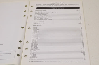 OEM Suzuki 99923-13981 Motorcycle & ATV Wiring Diagrams & Troubleshooting Guides