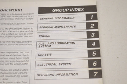 OEM Suzuki 99500-20200-01E JR80 2001-05 Service Manual
