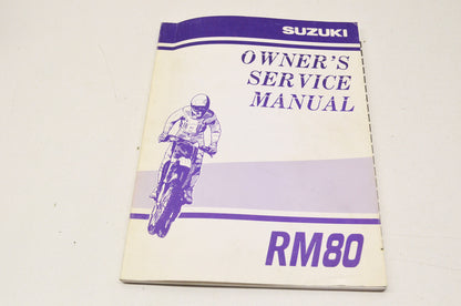 OEM Suzuki 99011-02B75-03A Owner's Manual RM80Y 2000