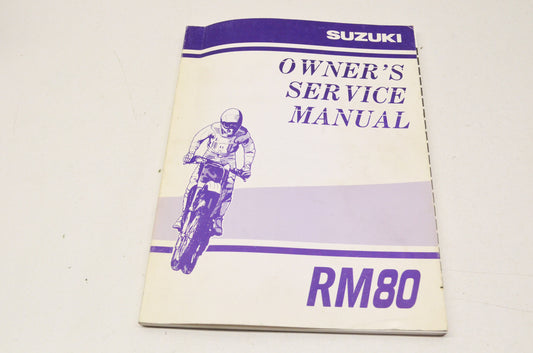 OEM Suzuki 99011-02B75-03A Owner's Manual RM80Y 2000
