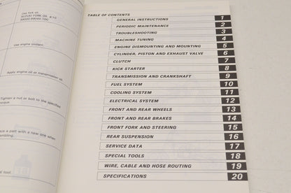 OEM Suzuki 99011-02B75-03A Owner's Manual RM80Y 2000