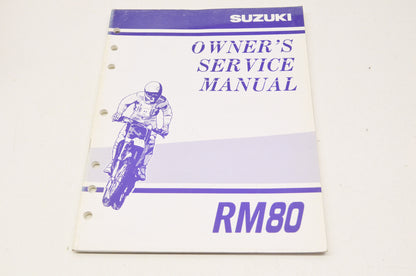 OEM Suzuki 99011-02B75-03A Owner's Manual RM80Y 2000