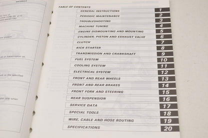 OEM Suzuki 99011-02B75-03A Owner's Manual RM80Y 2000