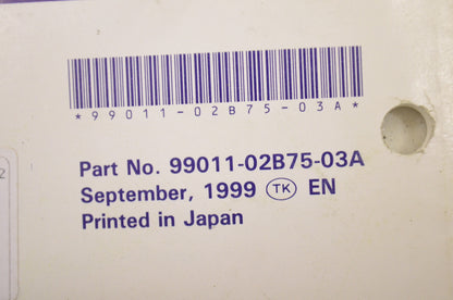 OEM Suzuki 99011-02B75-03A Owner's Manual RM80Y 2000
