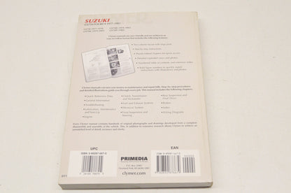 Clymer Suzuki 77-82 GS750 Fours Service Repair Maintenance Manual