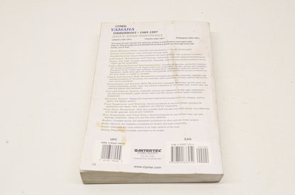 Clymer Yamaha 89-97 Timberwolf Service Repair Maintenance Manual