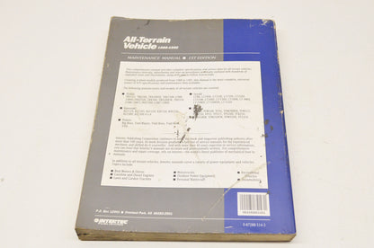 Intertec All-Terrain Vehicle 88-92 Maintenance Manual 1st Edition Volume 2