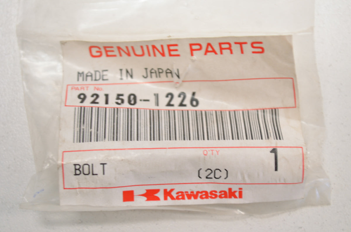 OEM Kawasaki 92150-1226 Bolt NOS