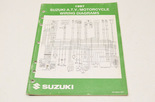 OEM Suzuki 99923-13971 ATV/Motorcycle Wiring Diagrams 97