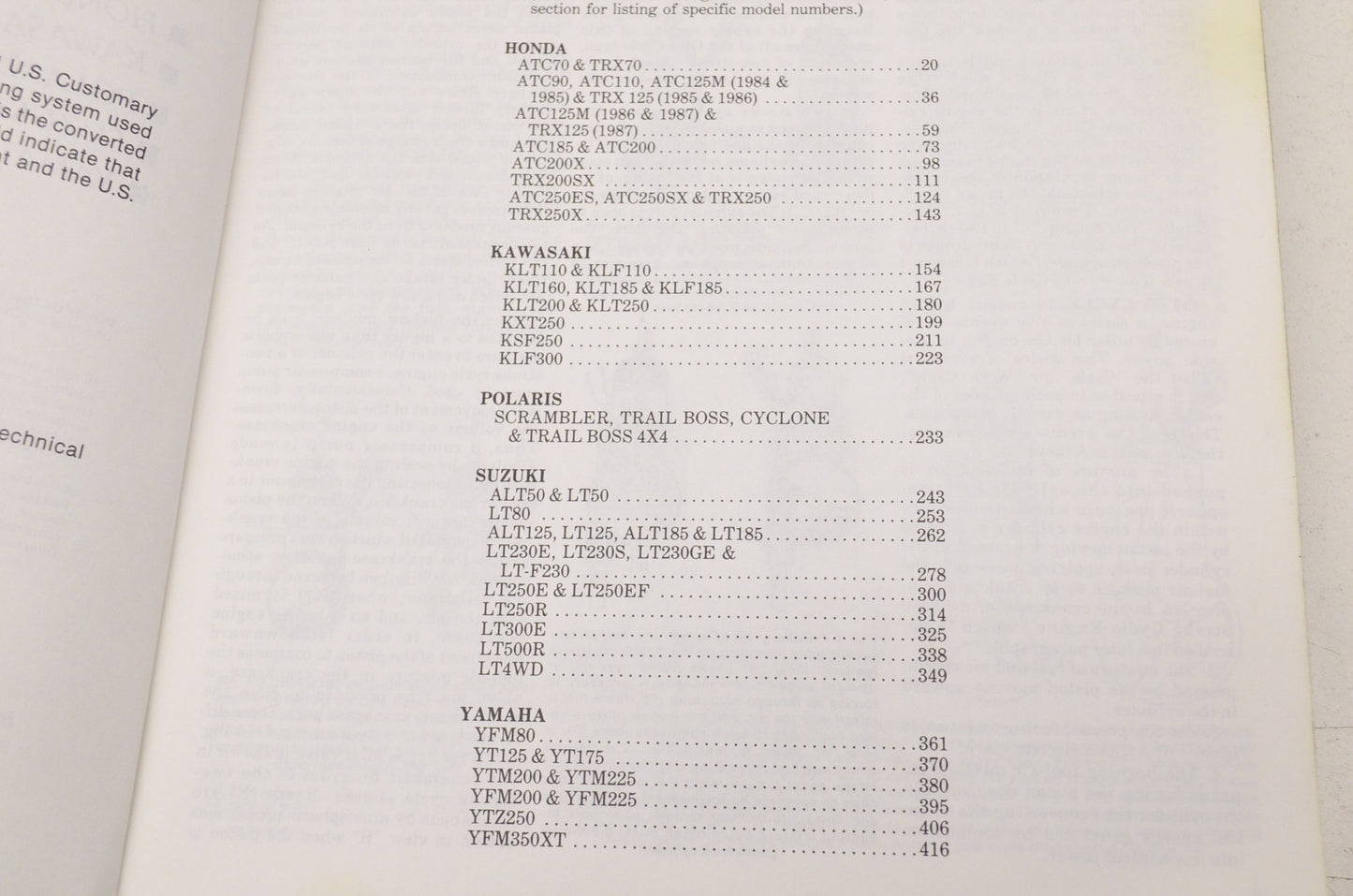 Intertec ATV1-2 All-Terrain Vehicle 74-87 Maintenance Manual 2nd Edition Volume