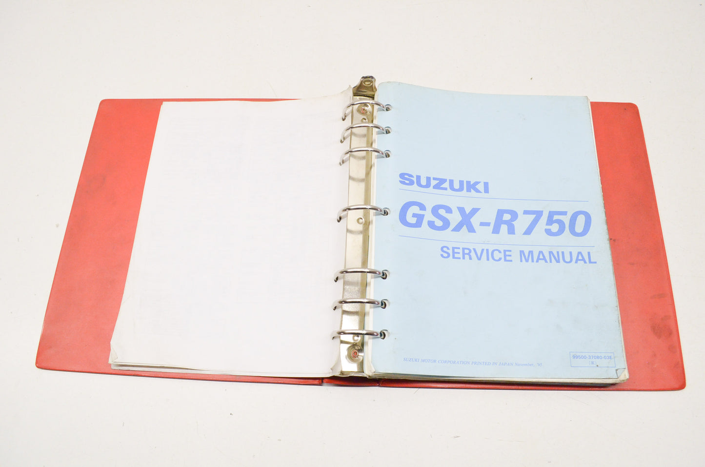 OEM Suzuki 99500-37080-03E GSX-R750 Service Manual
