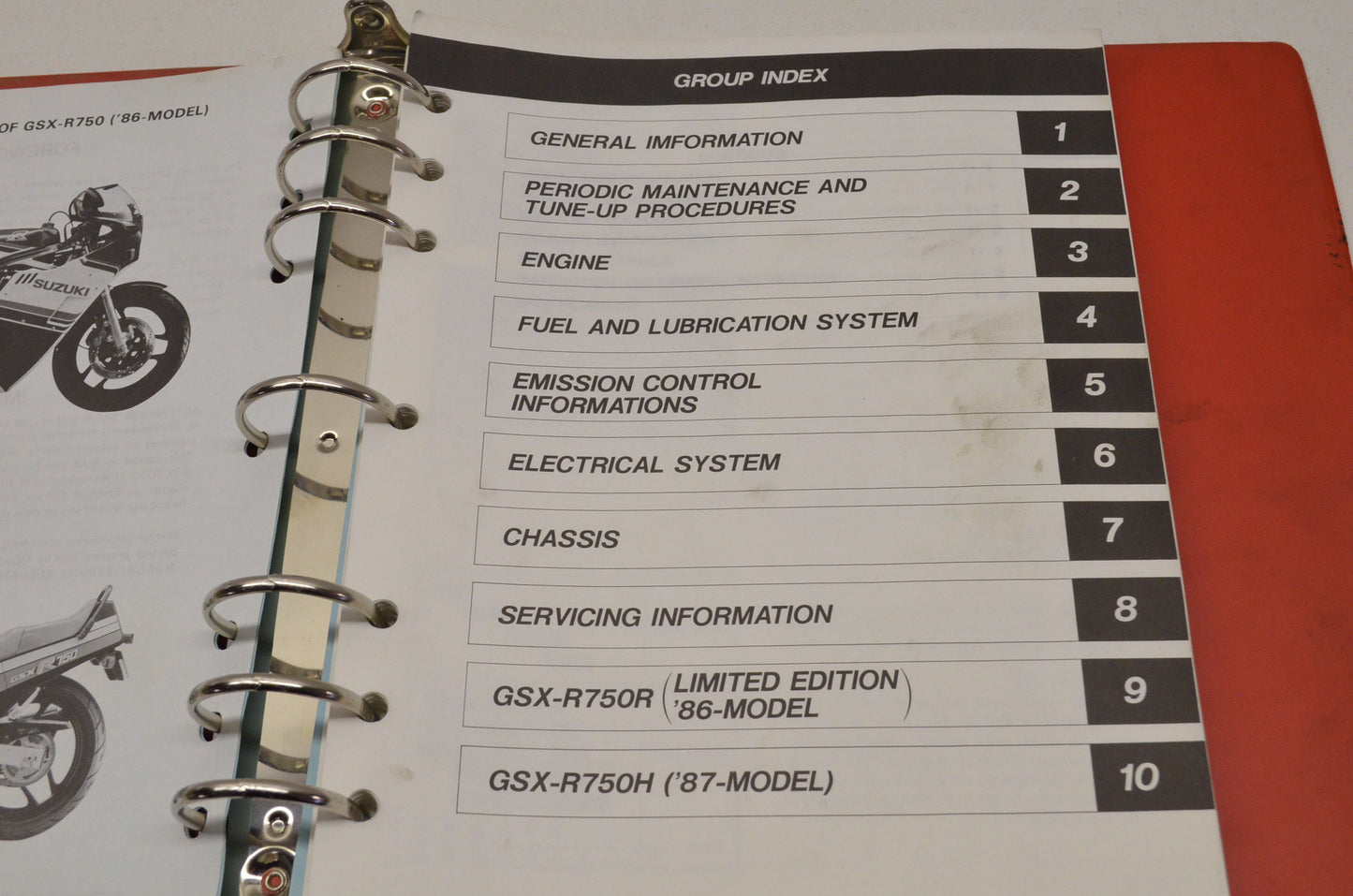 OEM Suzuki 99500-37033-03E GSX-R750 GSF600S Serv. Manual