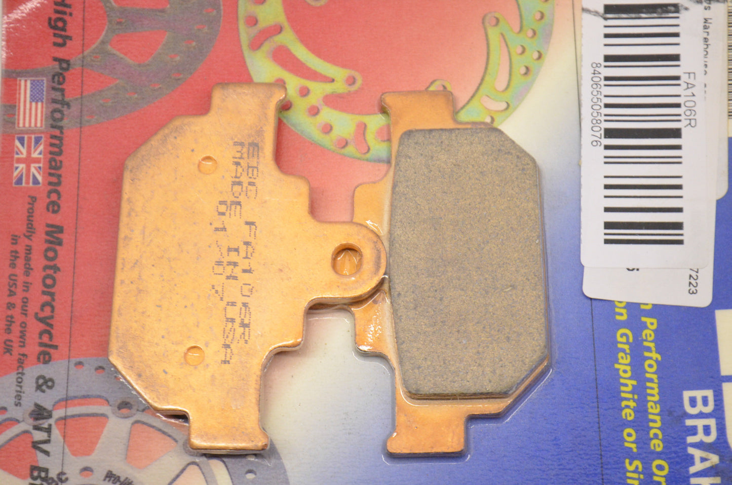 New EBC Brake Pad Kit NOS