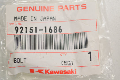 OEM Kawasaki 92151-1686 Right Air Filter Bolt NOS