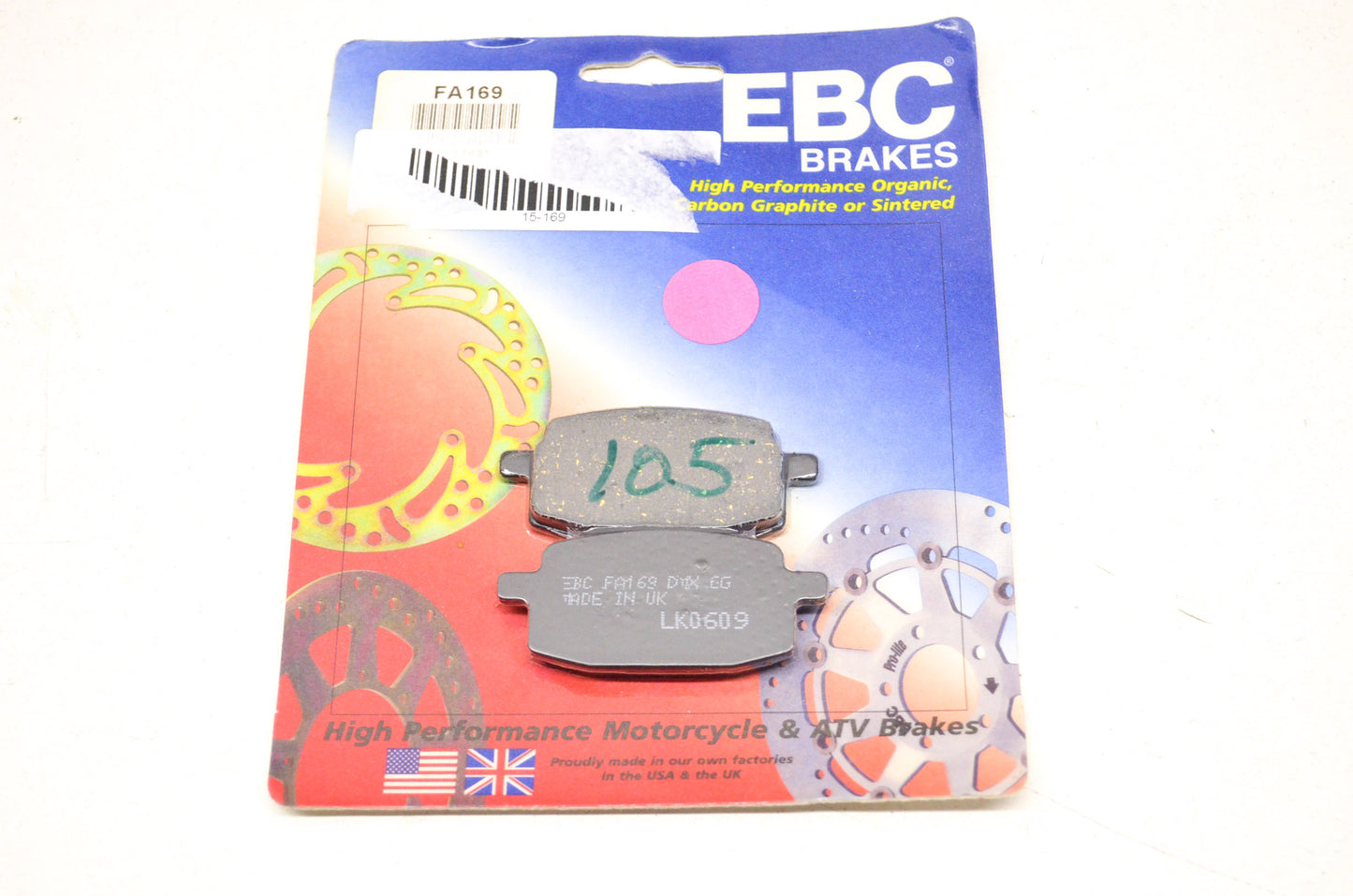 New EBC Brake Pad Kit NOS