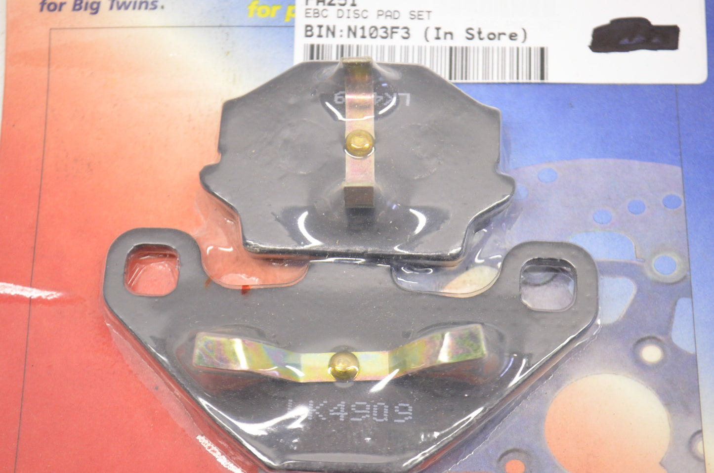 New EBC Brake Pad Kit NOS
