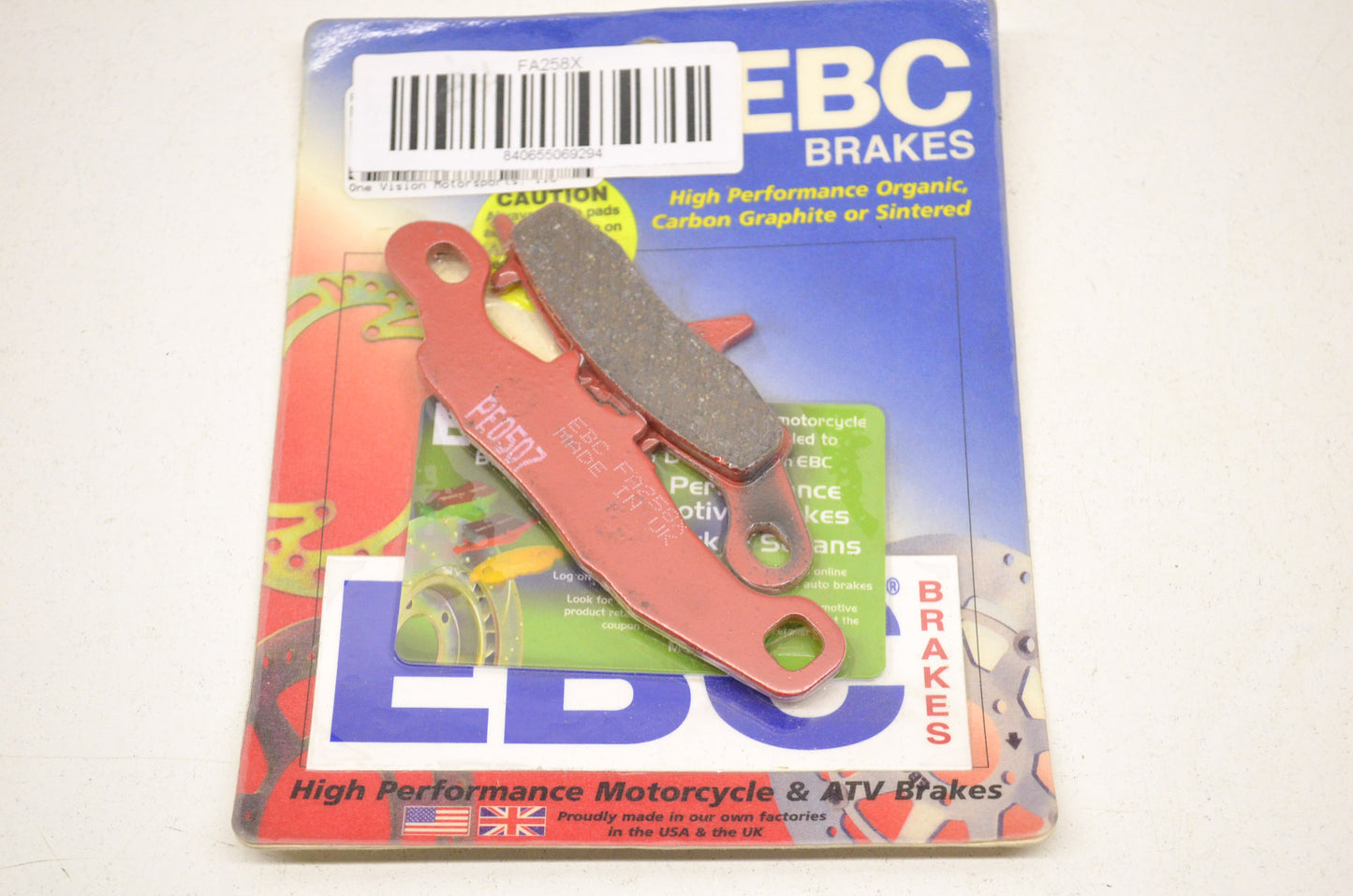 New EBC Red Brake Pad Kit NOS