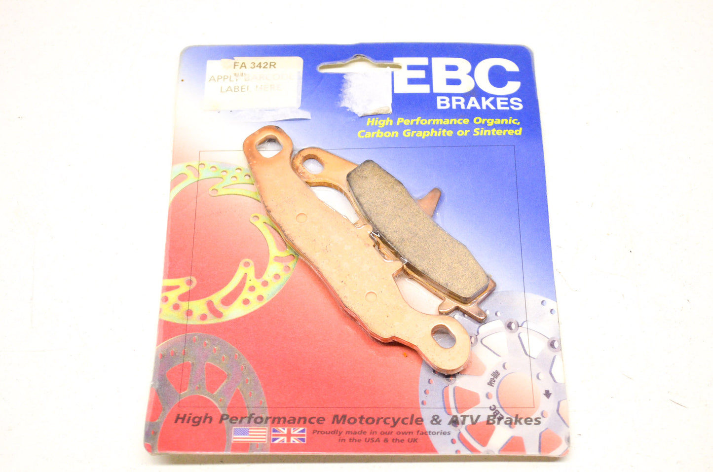 EBC FA342R, 7676-089 Brake Pad Kit NOS