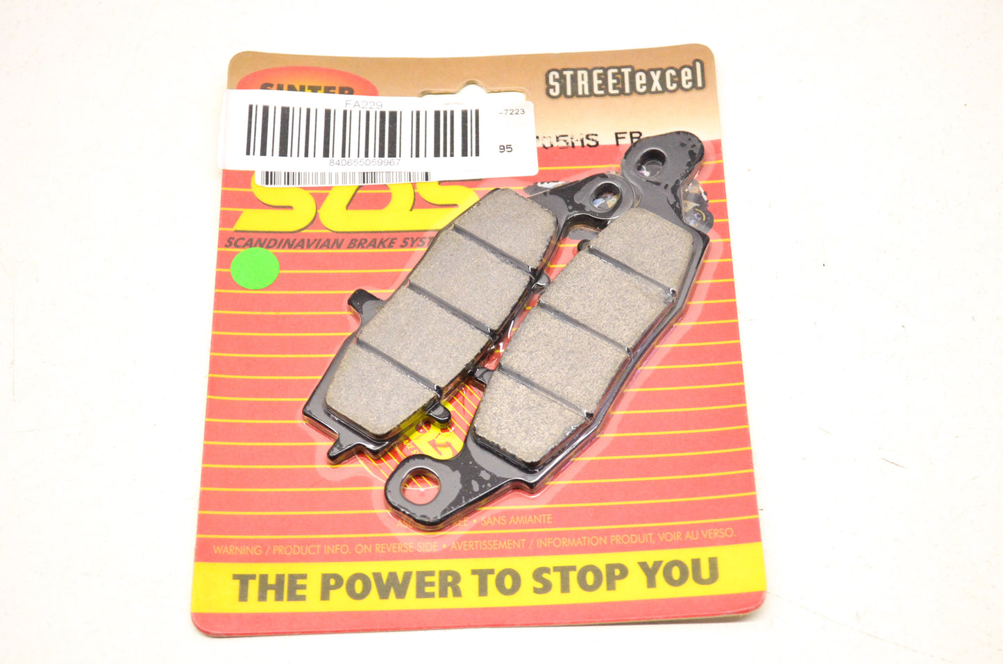 New SBS Brake Pad Kit NOS