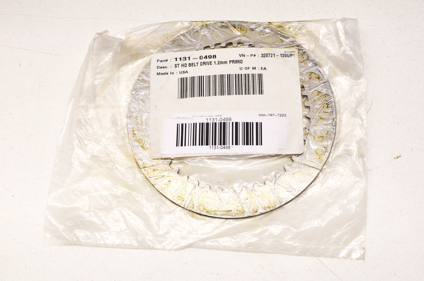 Alto Products 1131-0498 Steel Clutch Plate NOS