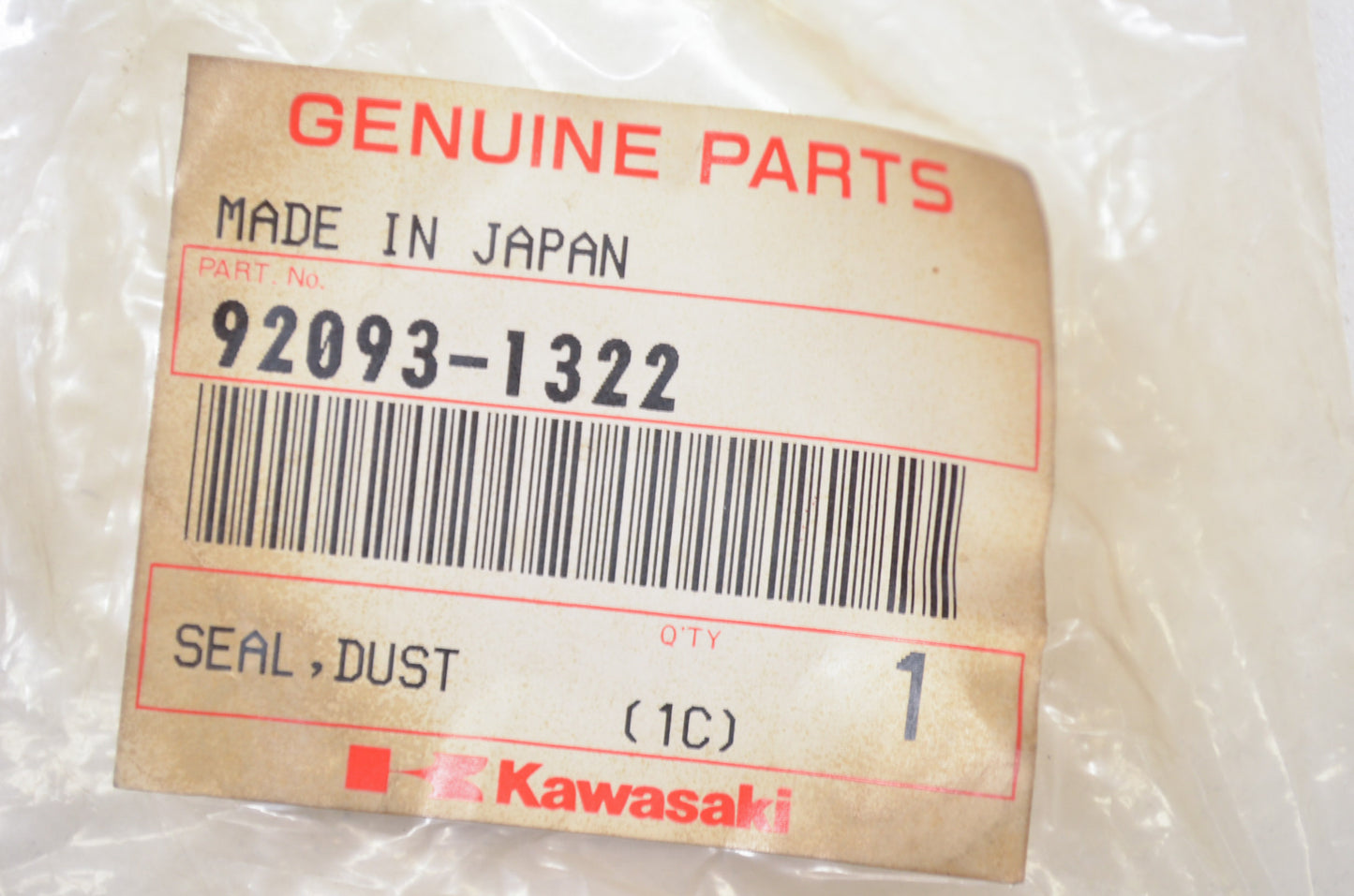 OEM Kawasaki 92093-1322 Dust Seal NOS