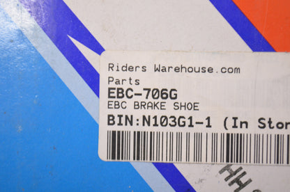 EBC EBC-706G Grooved Brake Shoe Kit NOS