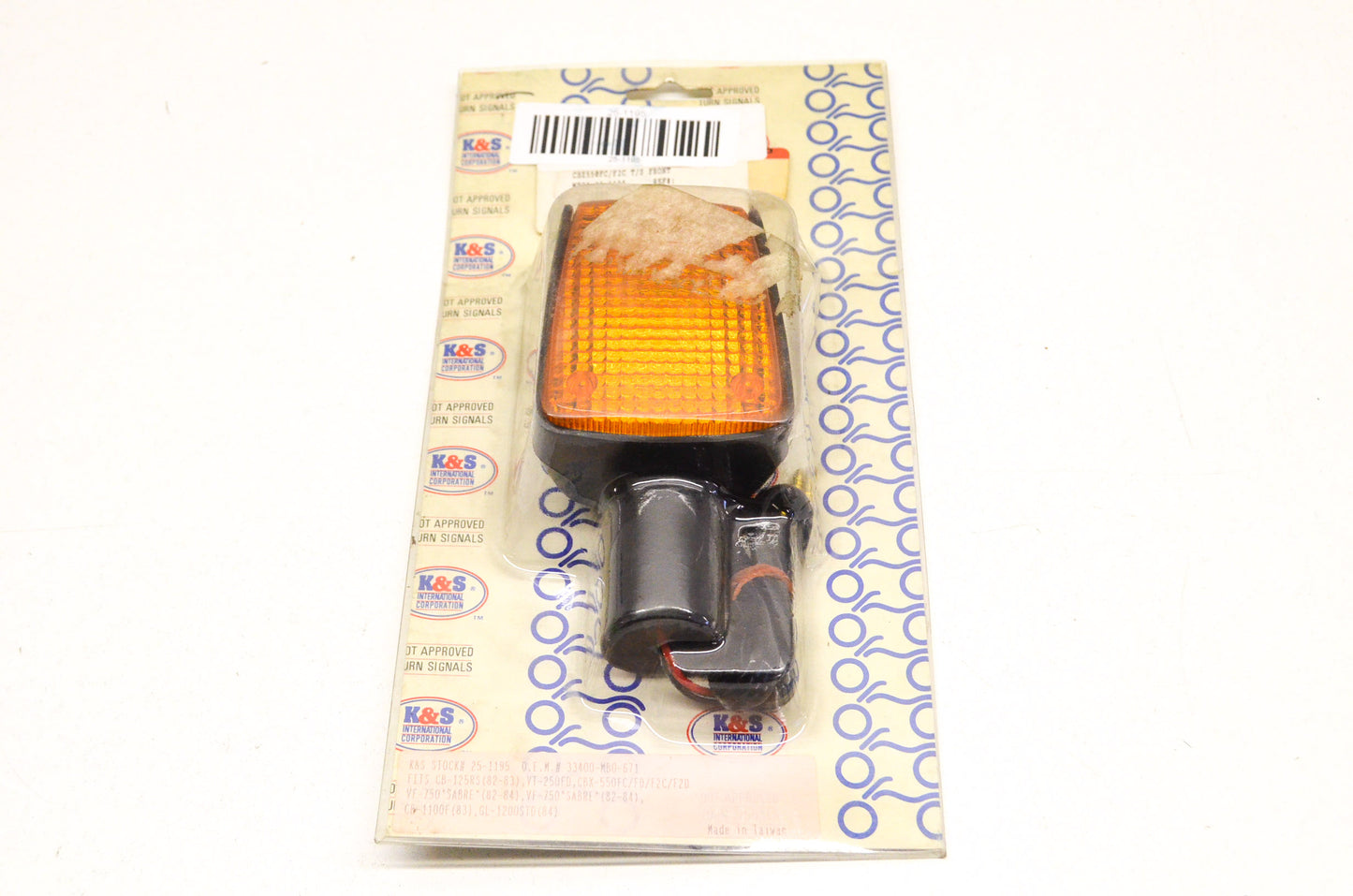 K&S 25-1195 Front Turn Signal NOS
