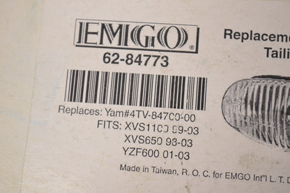 EMGO 62-84773, 4TV-84700-00, 2010-0149 Taillight Unit NOS