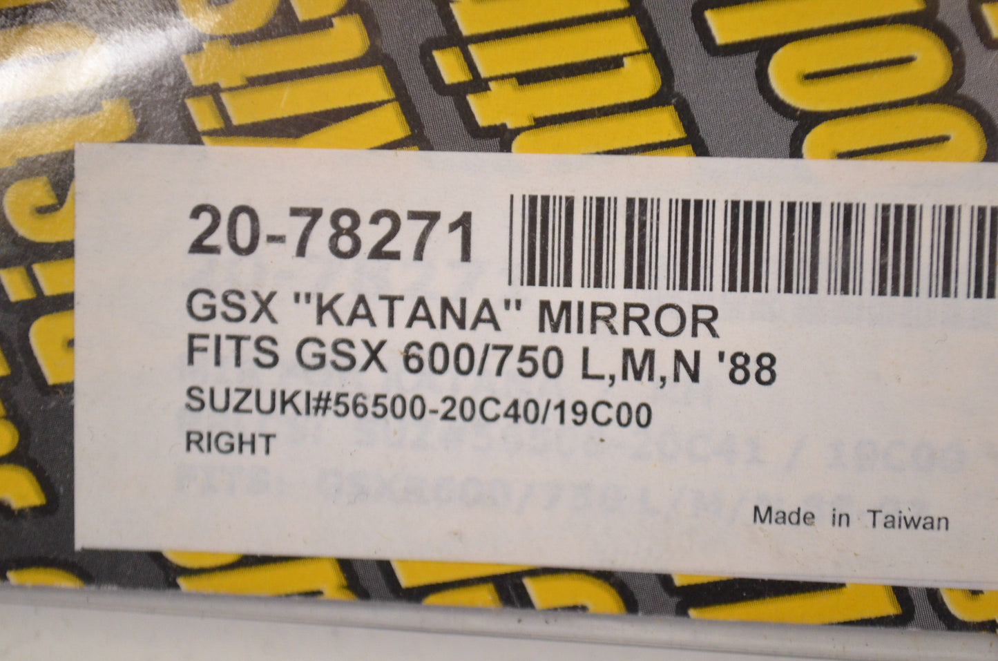 Right Hand Replacement Mirror NOS