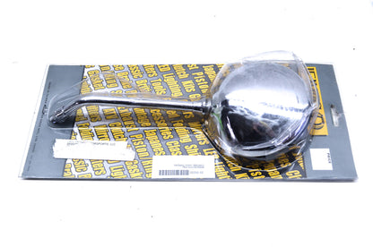 New Emgo Universal Long Stem Chrome Mirror 10mm Thread NOS