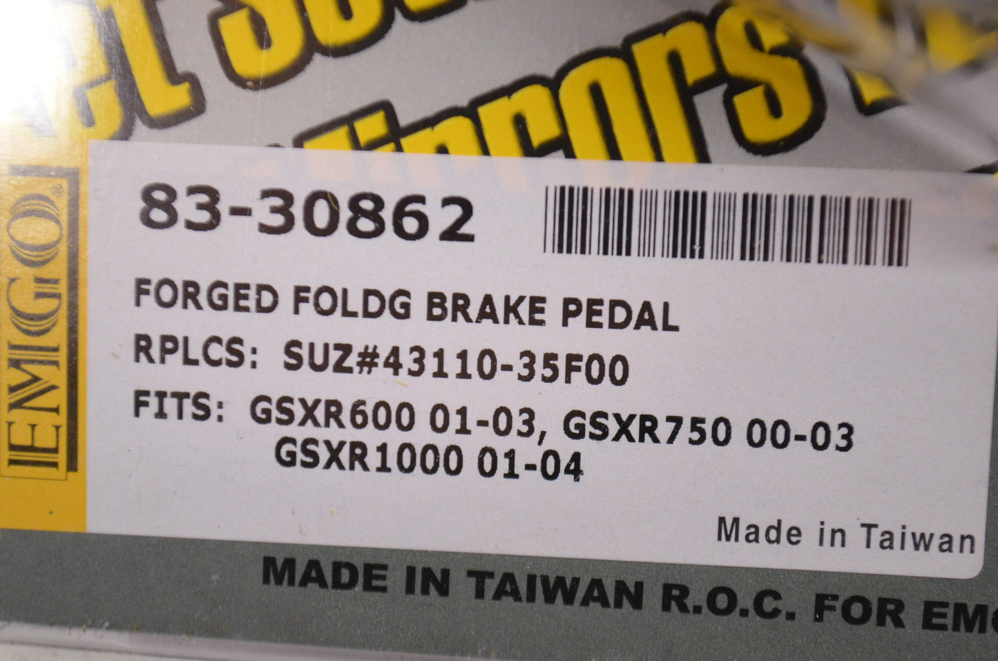 Forged Folding Brake Pedal NOS