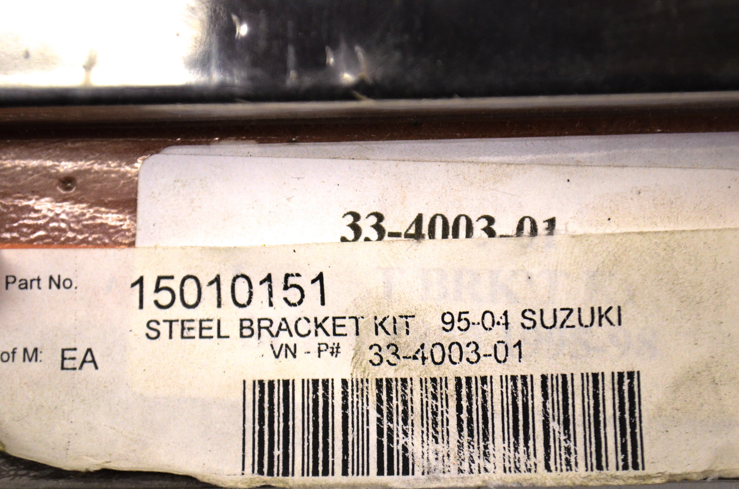 Jardine 15010151, 33-4003-01 Steel Bracket Kit NOS
