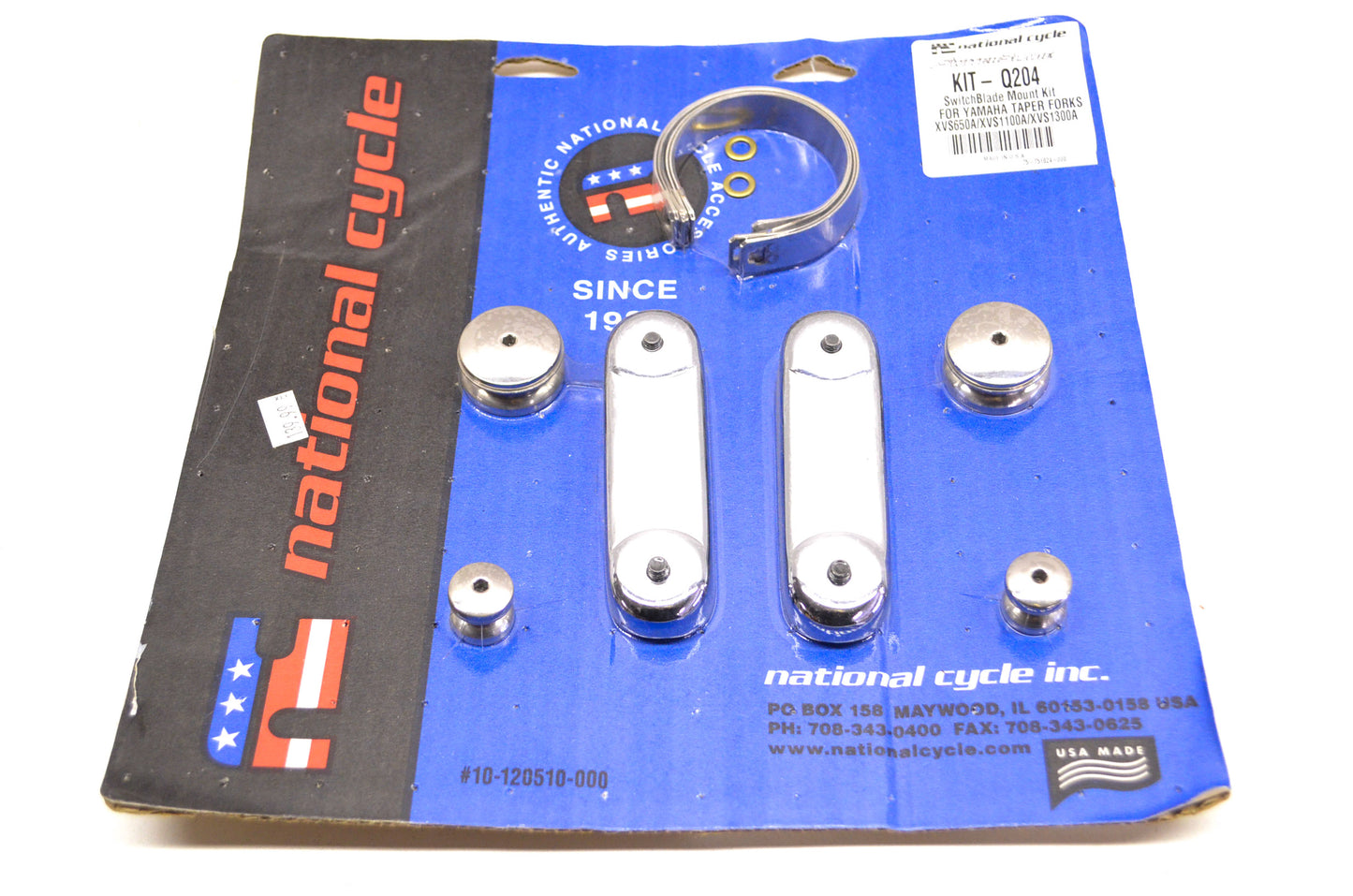 National Cycle 10-120510-000, Q204 Switchblade Mount Kit For Yamaha Taper Forks