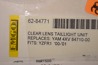 EMGO 62-84771, 4XV-847-10-00 Taillight Unit NOS