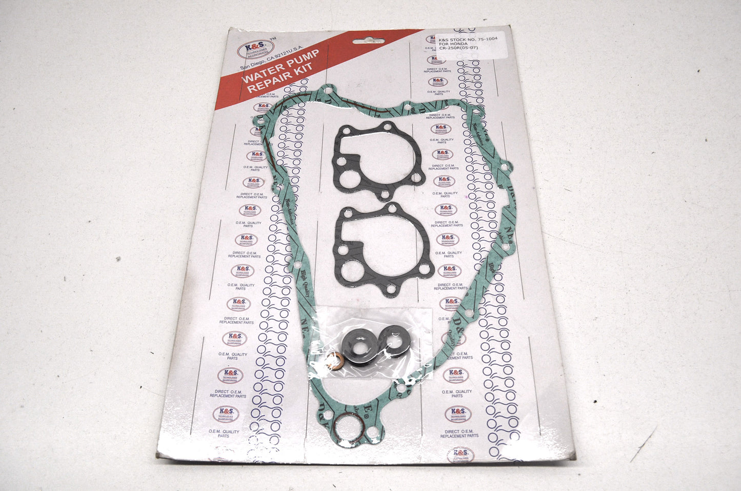 K&S 75-1004 K&S Water Pump Repair Kit NOS
