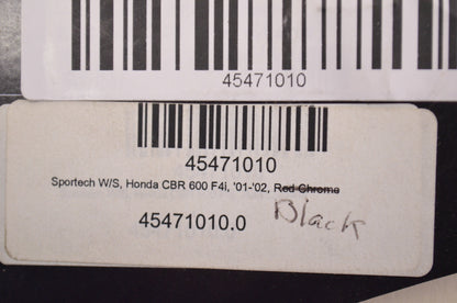 Sportech 45471010 Chrome Series Windscreen Black NOS