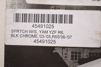 Sportech 45491025 Windscreen Black Chrome NOS